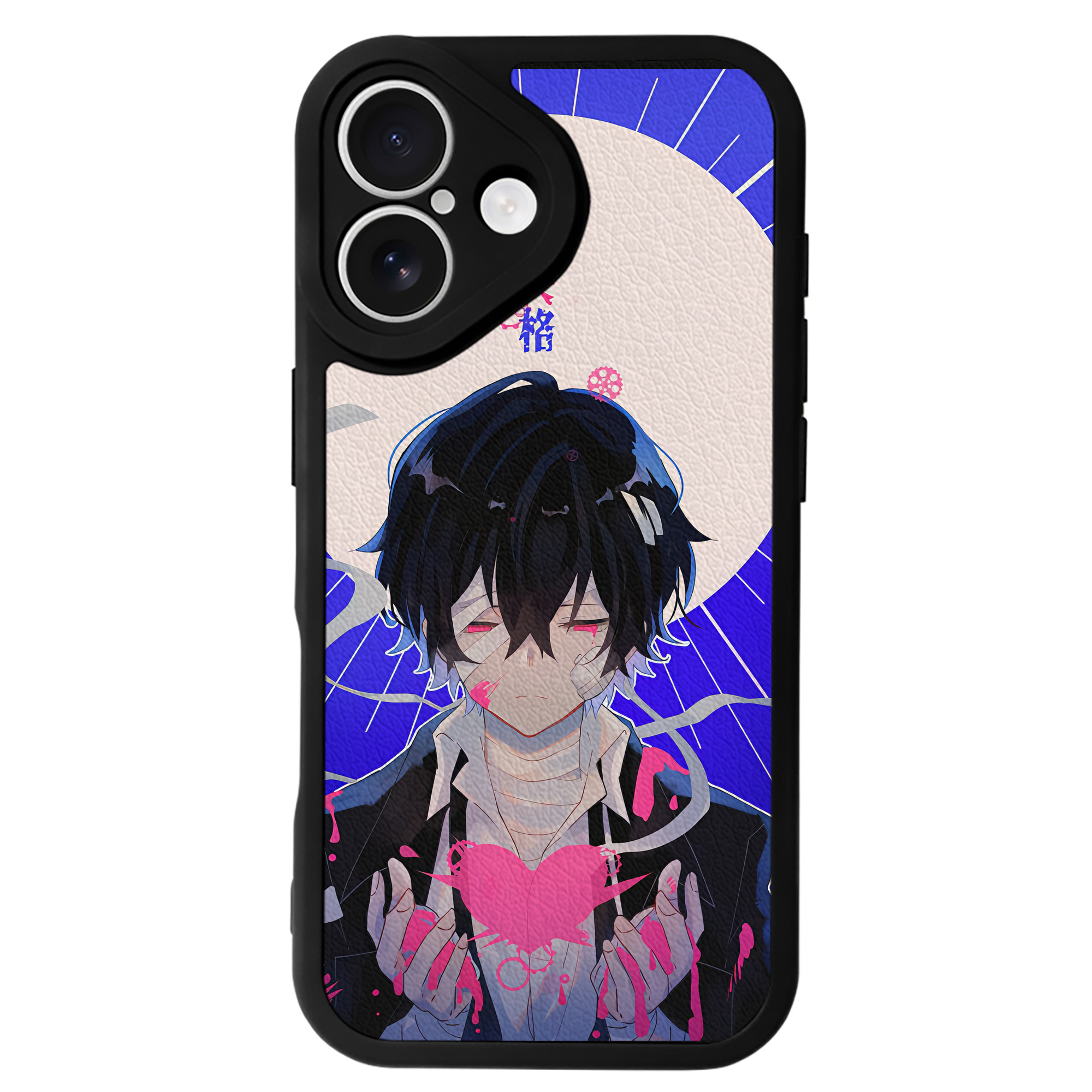（画像用） 文豪ストレイドッグス Bungo Stray Dogs 【iPhone 16シリーズ対応】シリコンスマホケース（レザー調） 材質：シリコン